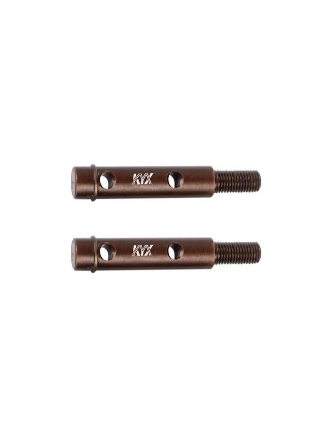 KYX Racing Hard Steel Front Rear Portal Stub Axle Drive Shaft for 1/18 RC Crawler Car Axial UTB18 Capra Unlimited Trail Buggy - Image 1